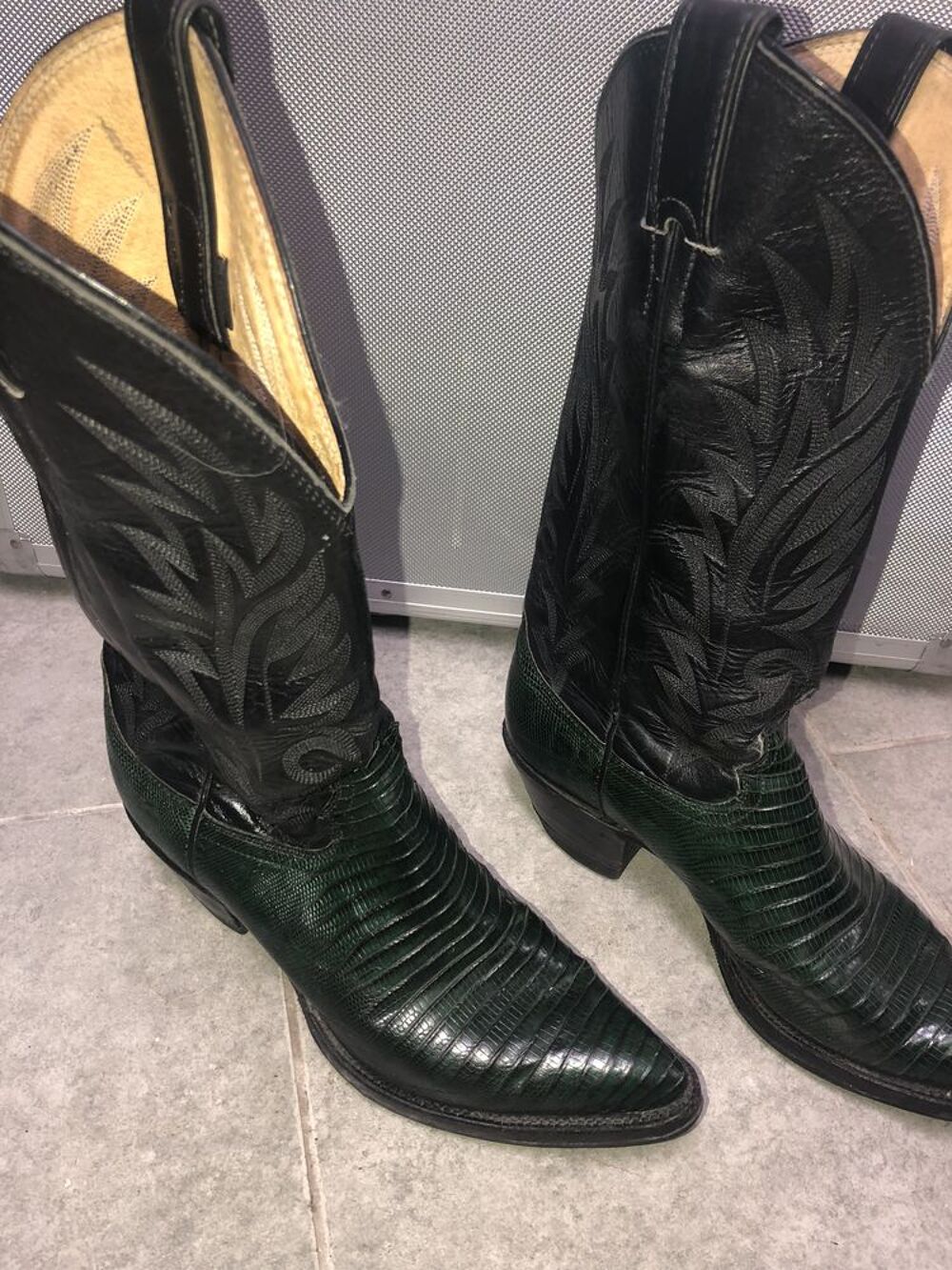 paire Botte Santiag Justin Chaussures