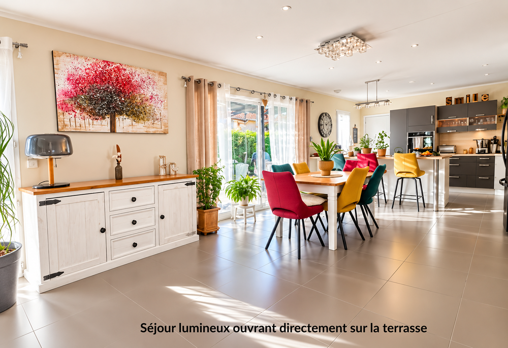 Vente Maison Maison Plain-pied de 166 m² - Piscine - Terrain de1 553 m² Verdun-sur-garonne