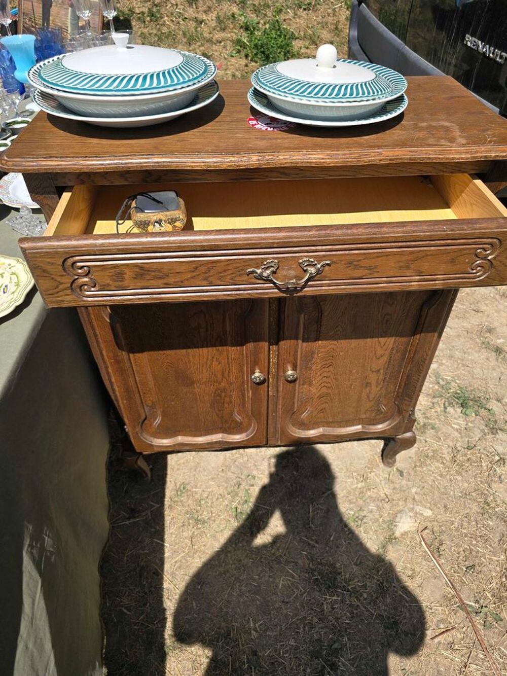 petit meuble entr&eacute;e avec tiroir et 2 porte Meubles