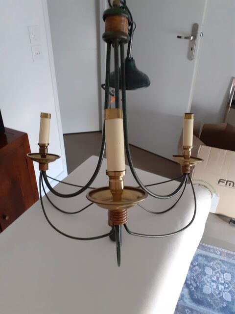 Lustre trois branches 25 La Varenne St Hilaire (94)