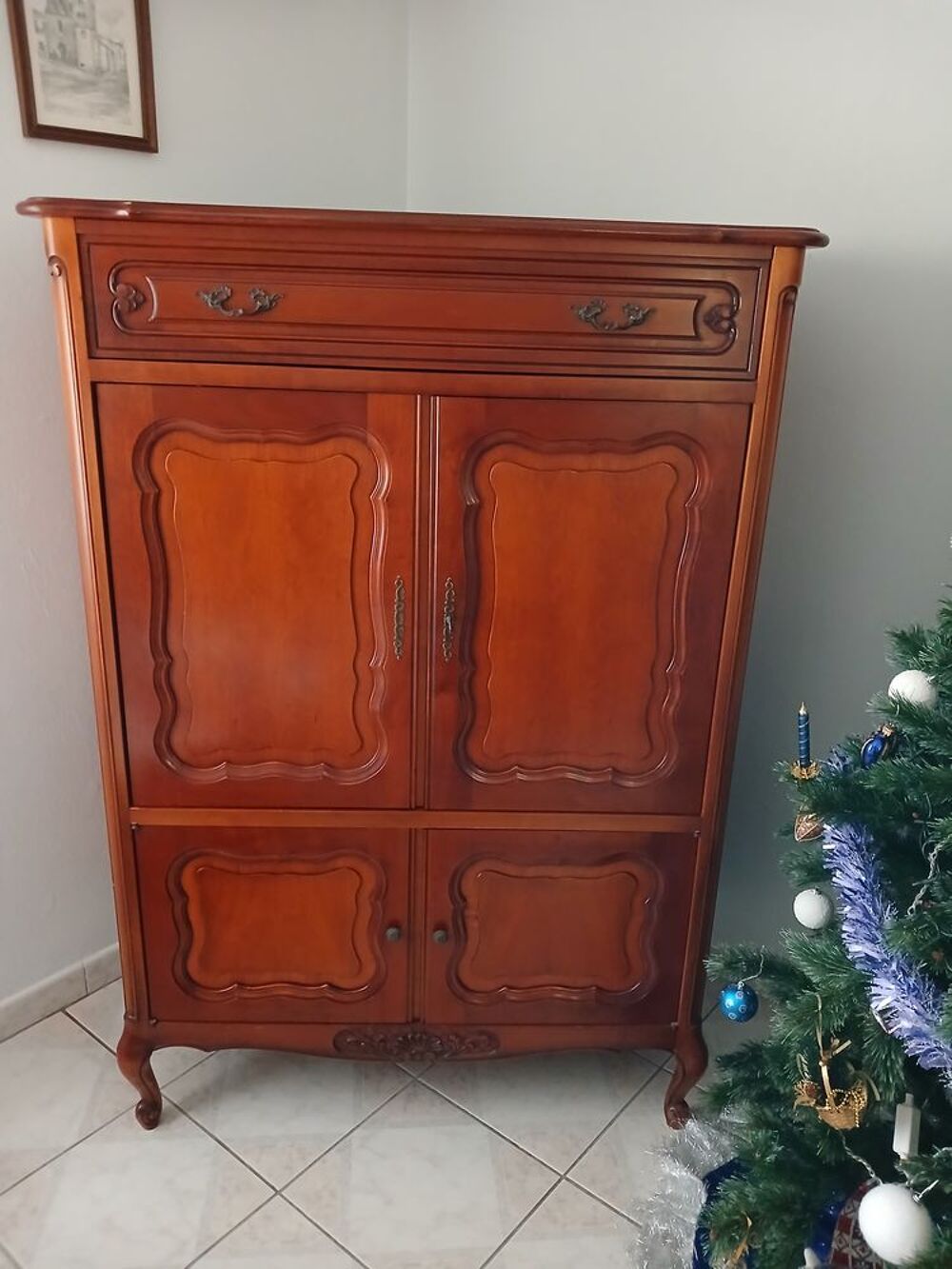 meuble de tele en merisier Meubles