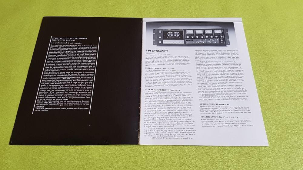 TASCAM * &Eacute;QUIPEMENT D'ENREGISTREMENT Audio et hifi