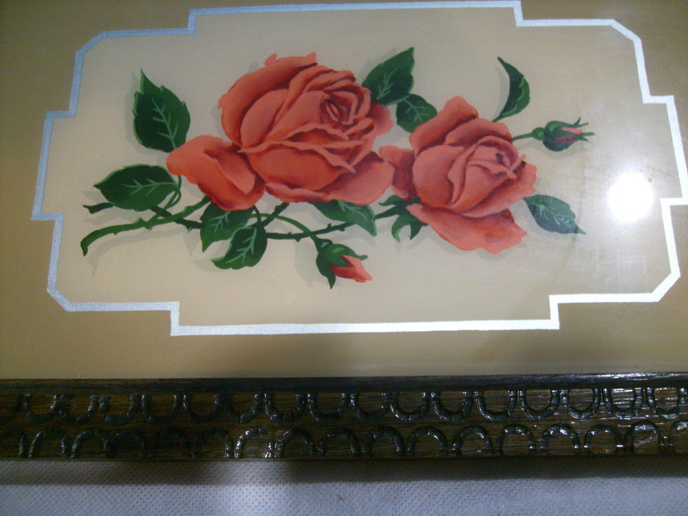 Ancien plateau de service Décoration
