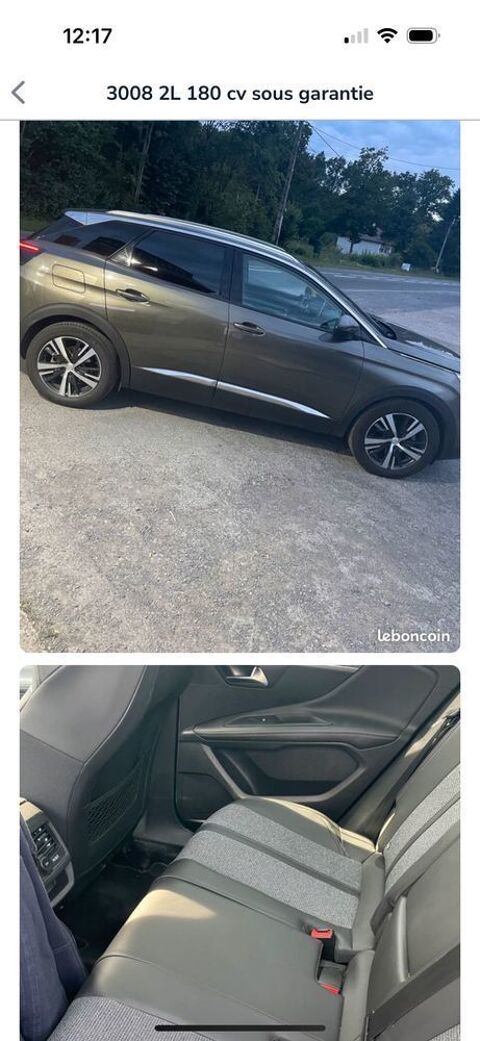 Peugeot 3008 BlueHDi 180ch S&S EAT8 Allure Business 2018 occasion Corbeny 02820