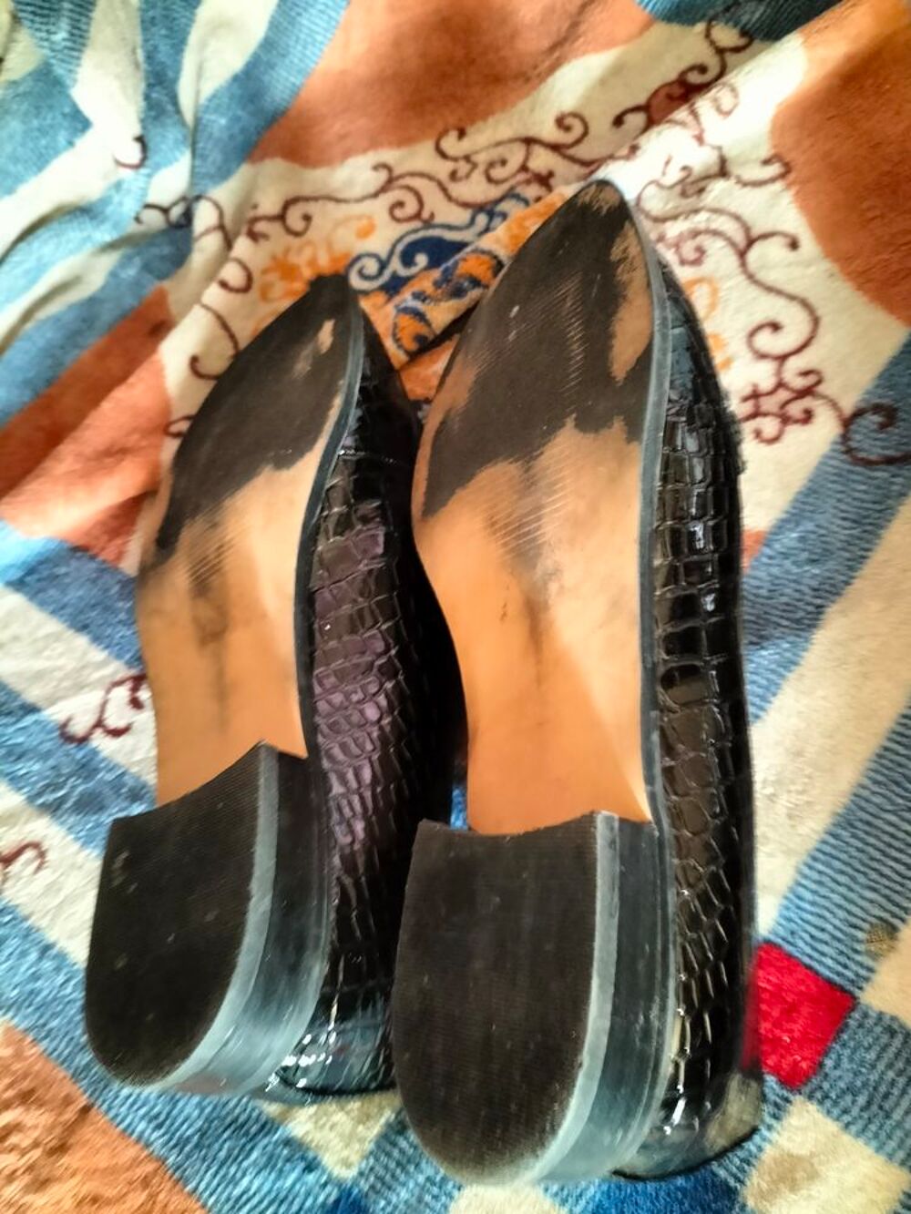 Mocassins vernis Asos pointure 39 tr&egrave;s bon &eacute;tat Chaussures