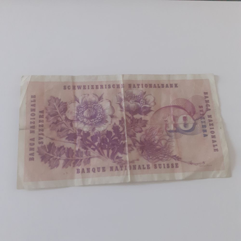 Billet banque suisse 