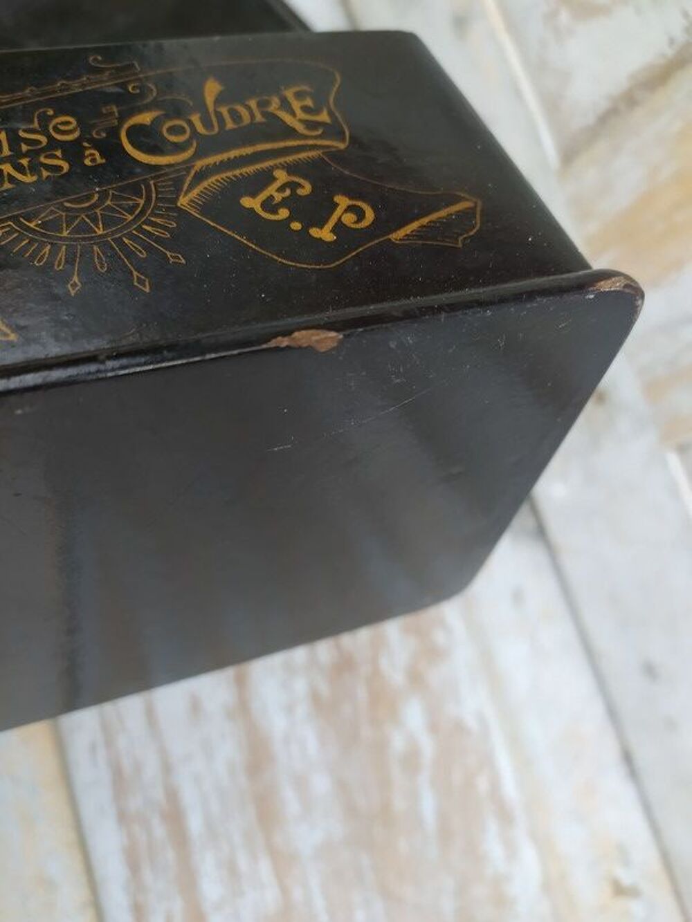 Bo&icirc;te Publicitaire Carton Bouilli Coton &agrave; Coudre Mercerie 