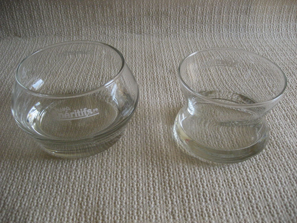 LOT DE 4 DUOS VERRE &amp; VERRINE Cuisine