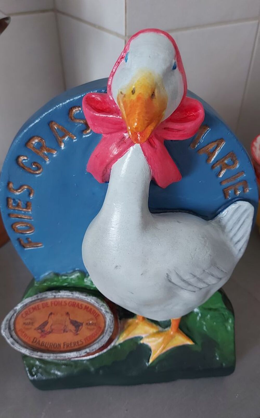 Pl&acirc;tre publicitaire Foies Gras Marie 