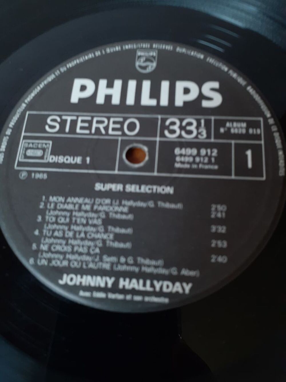 Disques 33 tours Johnny Halliday vinyle CD et vinyles