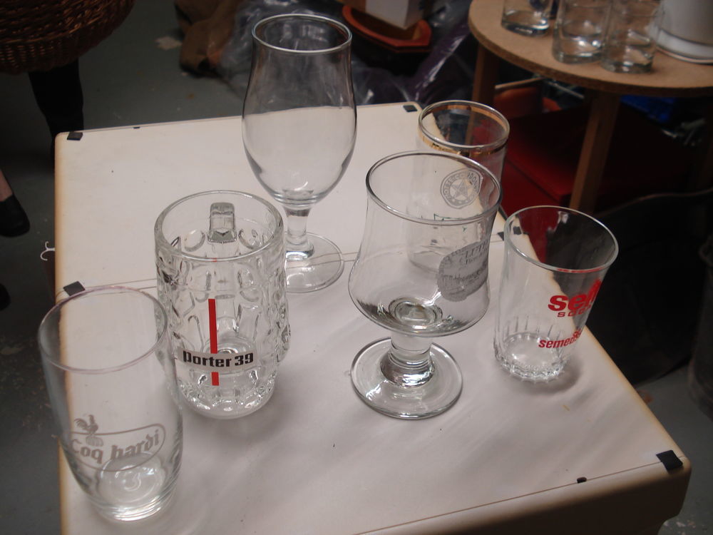 6 verres &agrave; schweppes estampill&eacute;s et autres mod&egrave;les Cuisine