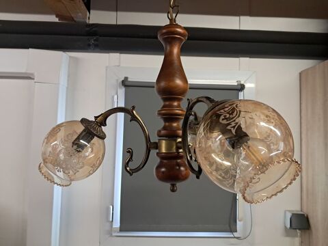 Lustre 3 boule Massif  20 Torfou (49)