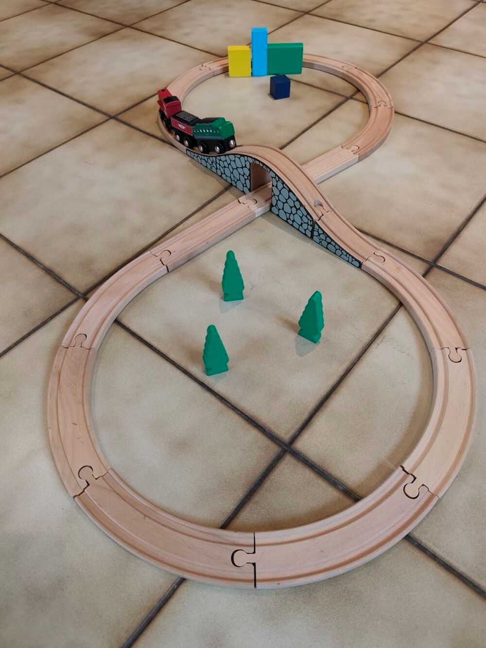 Circuit de train en bois Jeux / jouets