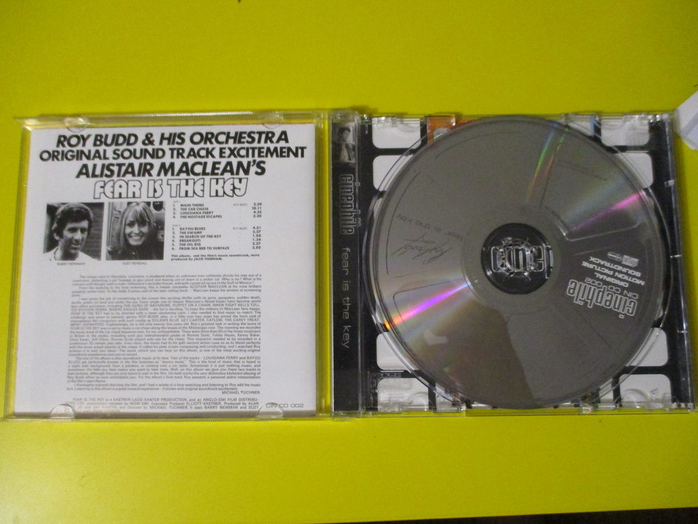 FEAR IS THE KEY CD BOF 6 MN POUR MOURRIR CD et vinyles