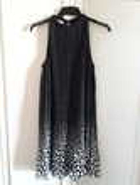 Robe &agrave; pois emmanchures am&eacute;ricaines PROMOD - 38 TBE Vtements