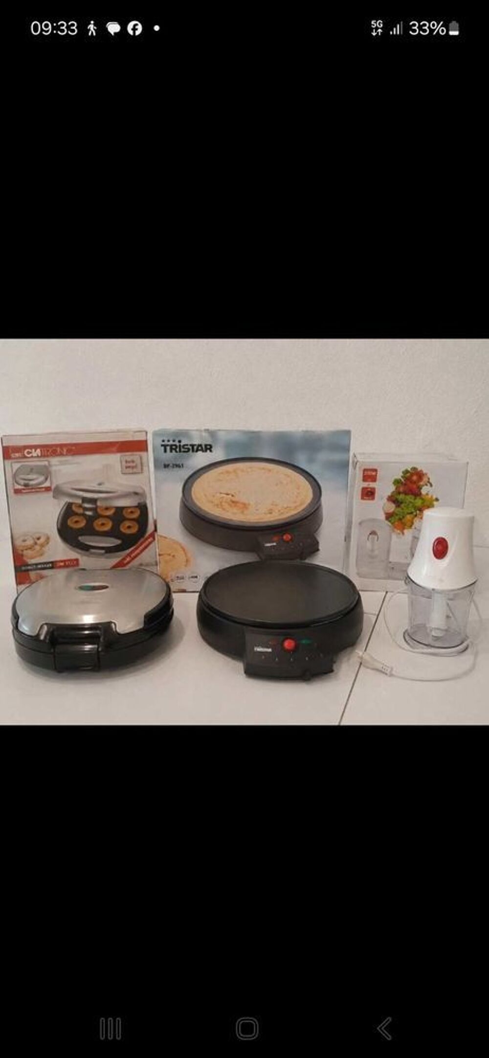 Lot de 3 appareils de cuisine Electroménager