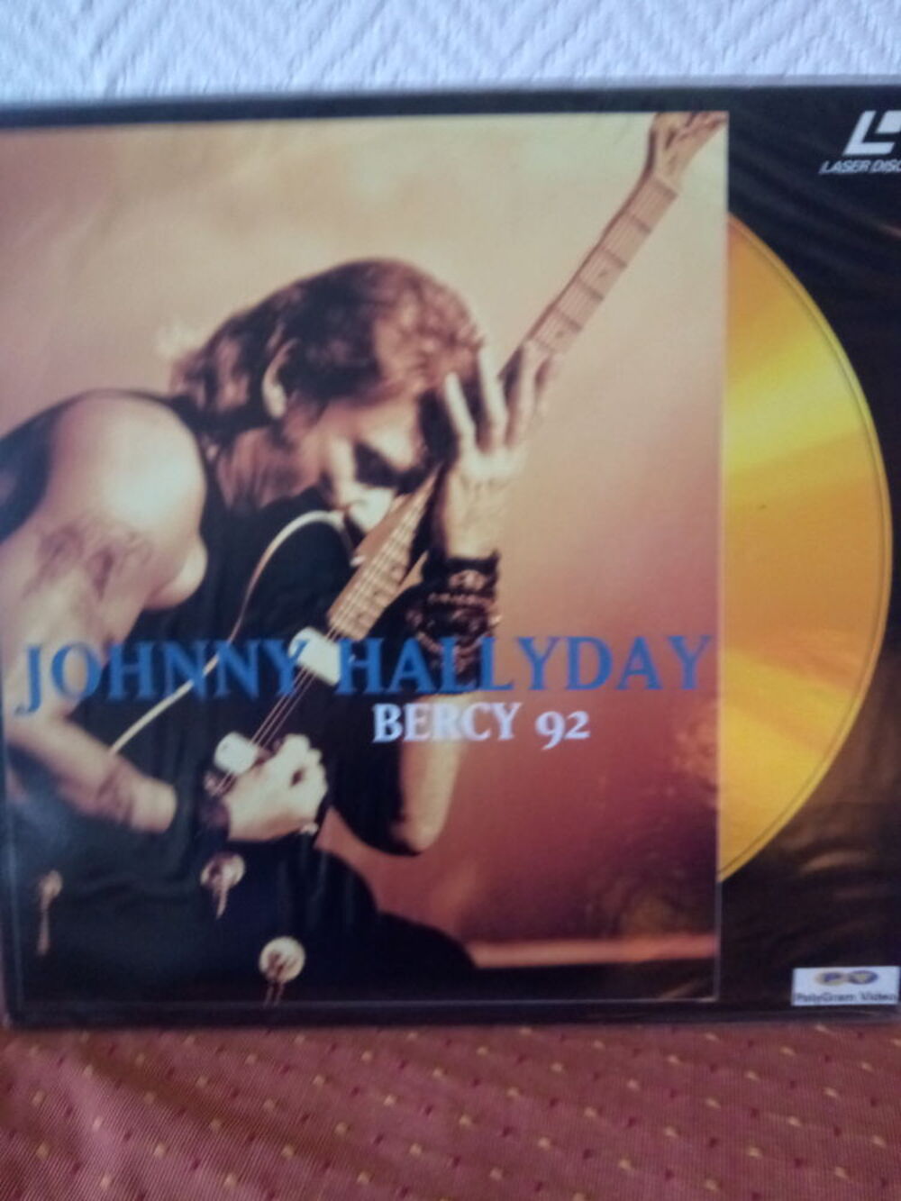 Laserdisc johnny hallydday DVD et blu-ray