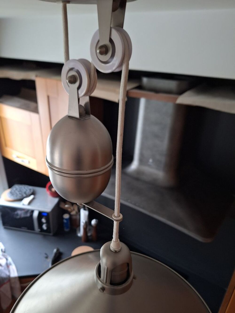 Lampe Suspension Plafonnier avec contrepoids Décoration