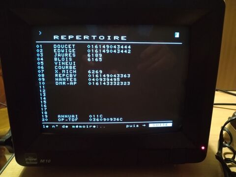 MINITELCOMPACT AN 85 60 Vend�me (41)