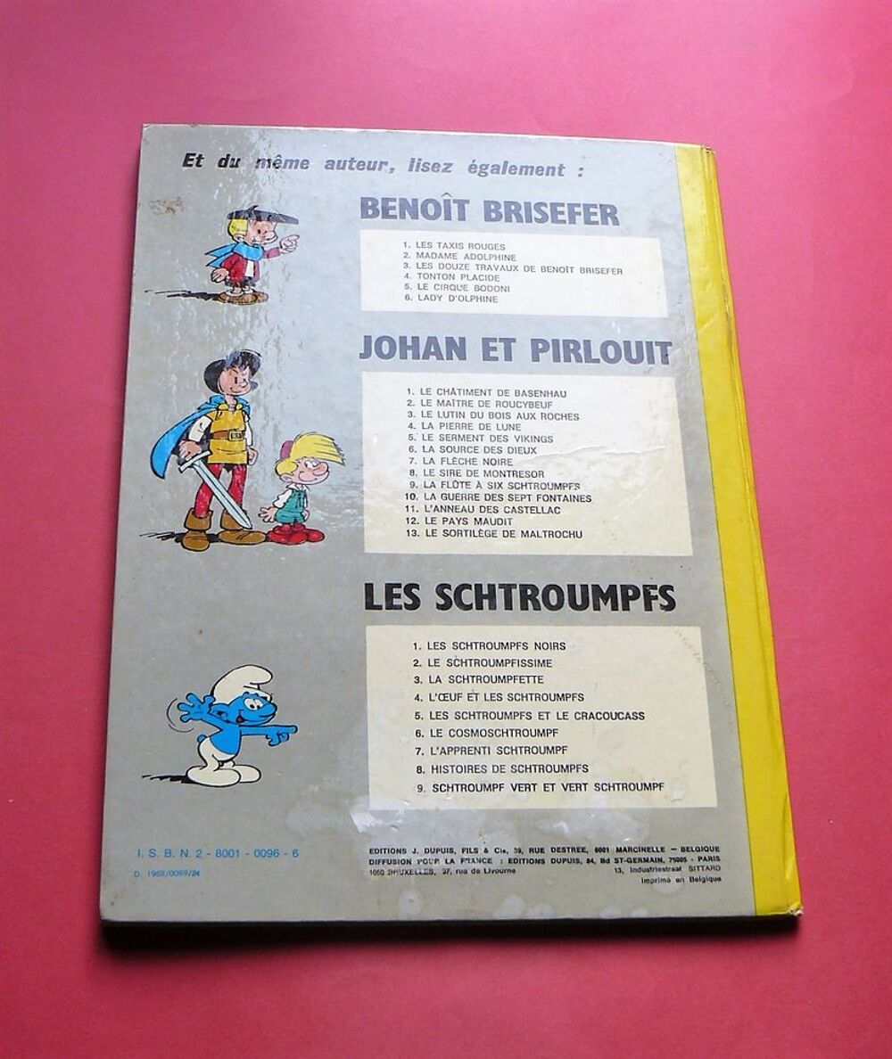 Johan et Pirlouit : Le ma&icirc;tre de Roucybeuf - PEYO - 1974 Livres et BD