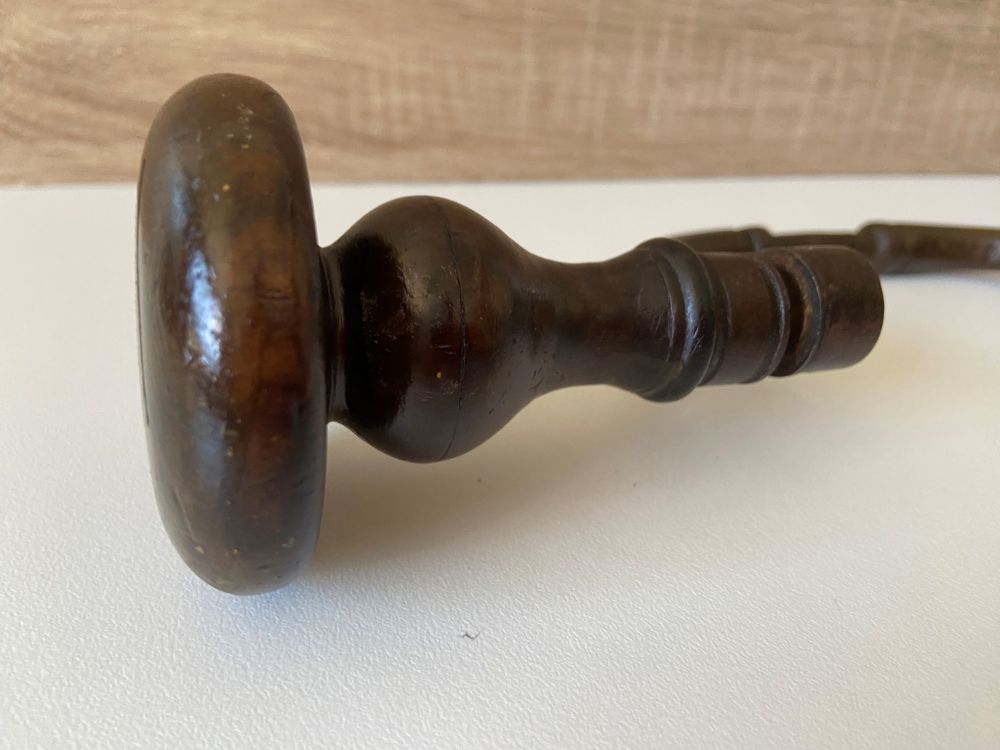 Outil Ancien Artisanal Chignole Vilebrequin Manivelle 1950 