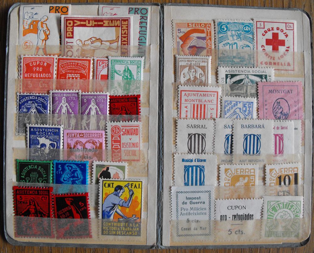 Timbre guerre civile espagnole 