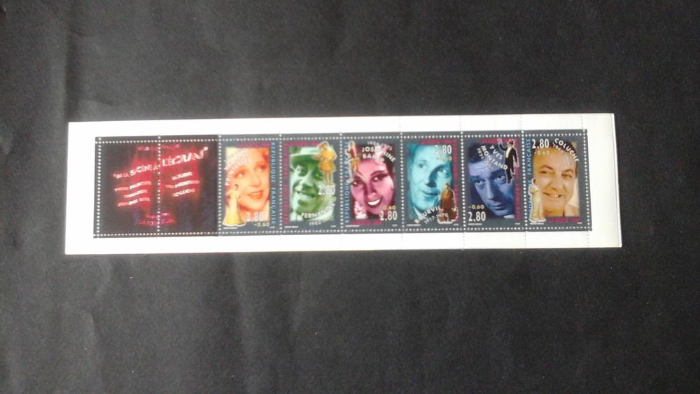 Timbres de France de la sc&egrave;ne &agrave; l'&eacute;cran 