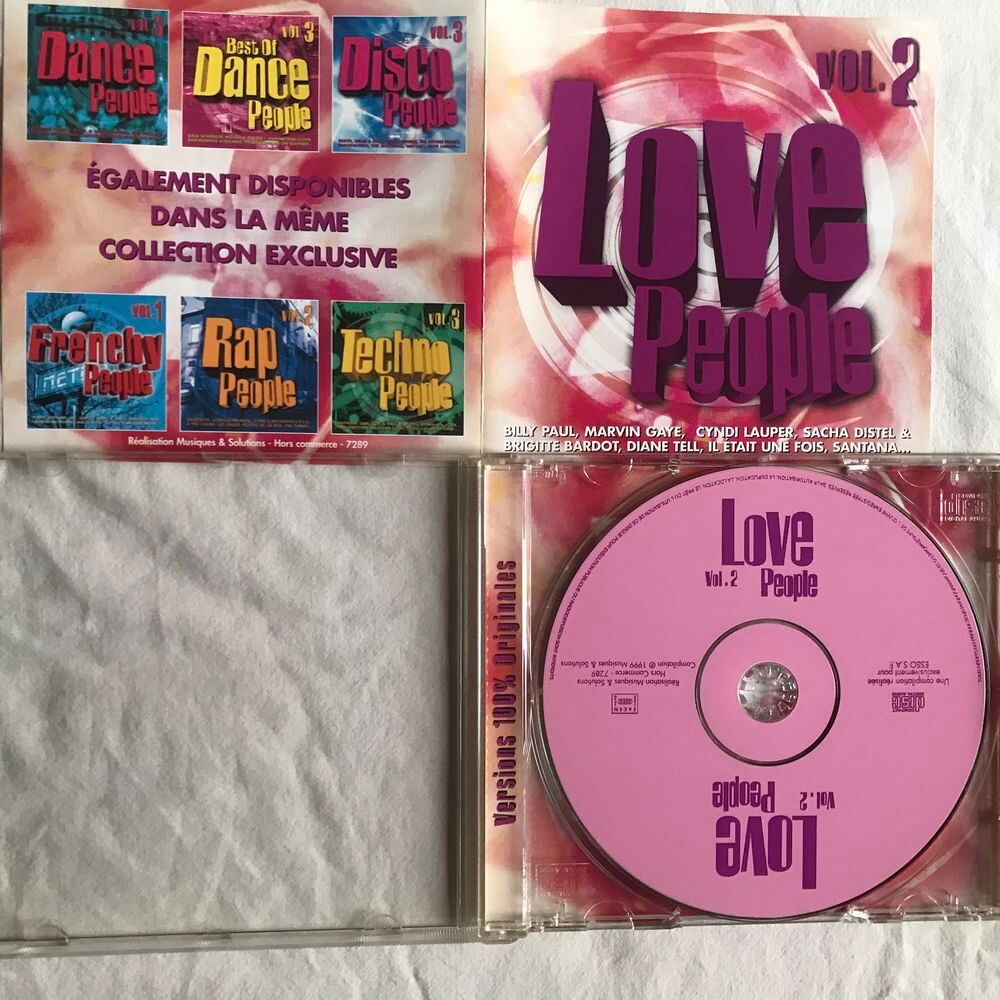 CD Love People Vol.2 Versions 100% Originales ESSO Collecti CD et vinyles