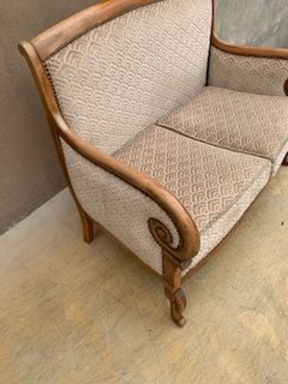 PETIT CANAPE 2 PLACES STYLE RETRO Meubles