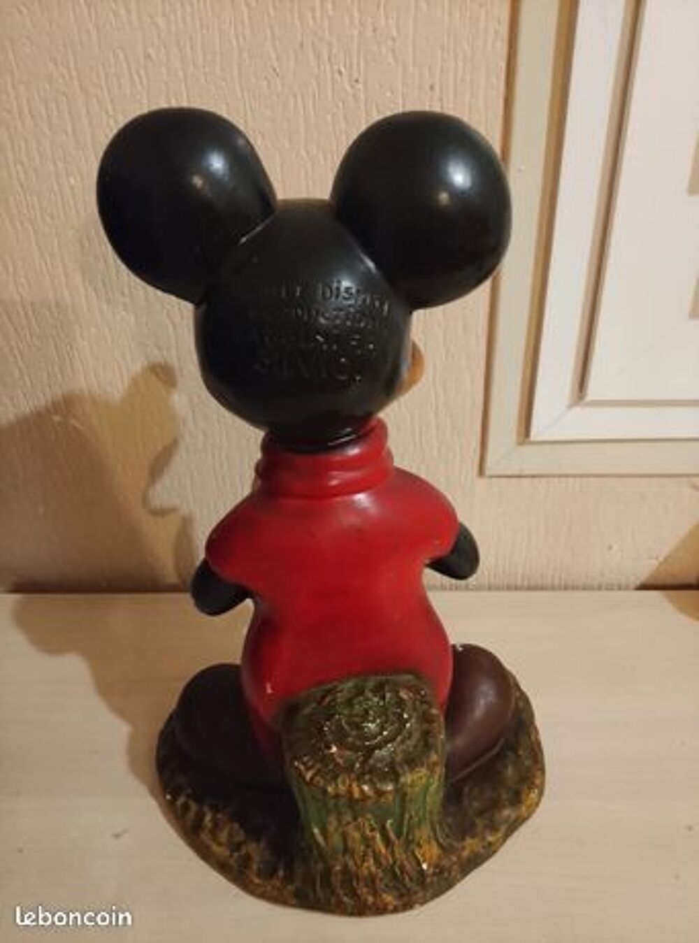 cette sculpture vintage de Mickey Mouse Décoration