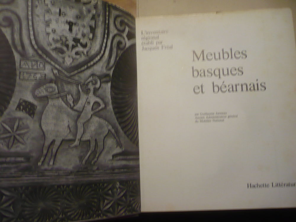 MEUBLES BASQUES ET B&Eacute;ARNAIS par Guillaume JANNEAU 1974 Livres et BD