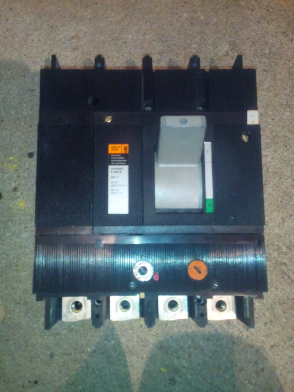 Disjoncteur merlin gerin c400n 4p + bobine mx Bricolage