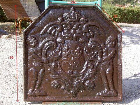 PLAQUE DE CHEMIN�E LOUIS XVI 120 La Bouilladisse (13)