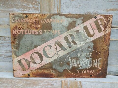 Ancienne Plaque T�le Publicitaire Valvoline Docarlub
0 Loches (37)