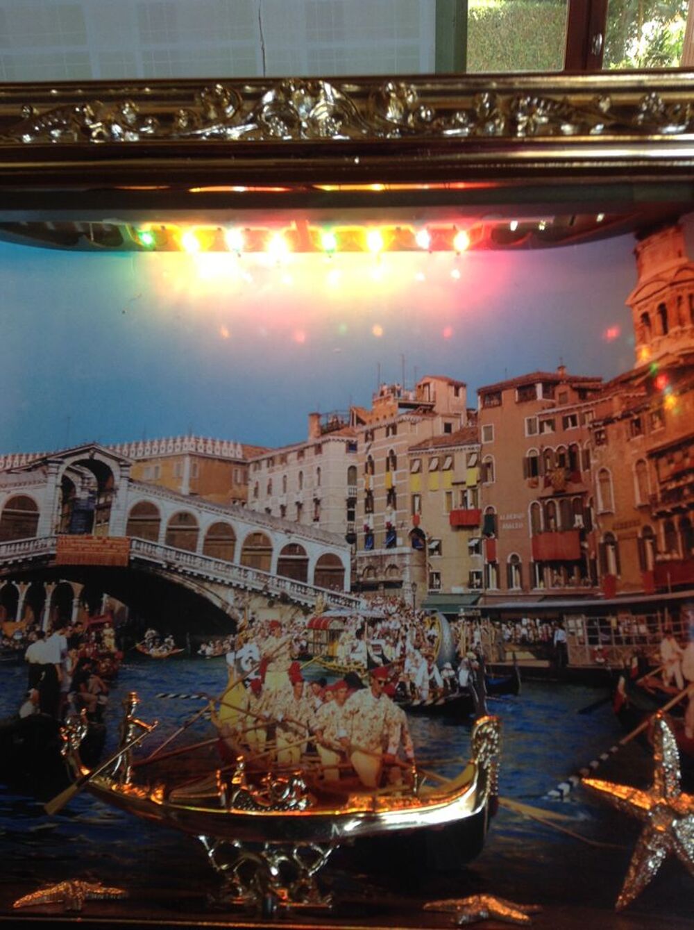 Cadre vitrine &eacute;clair&eacute;e :Venise Décoration