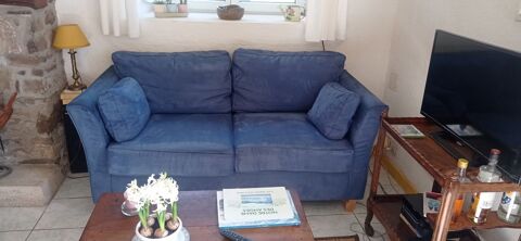 canap bleu en trs  bon tat 0 Trmreuc (22)