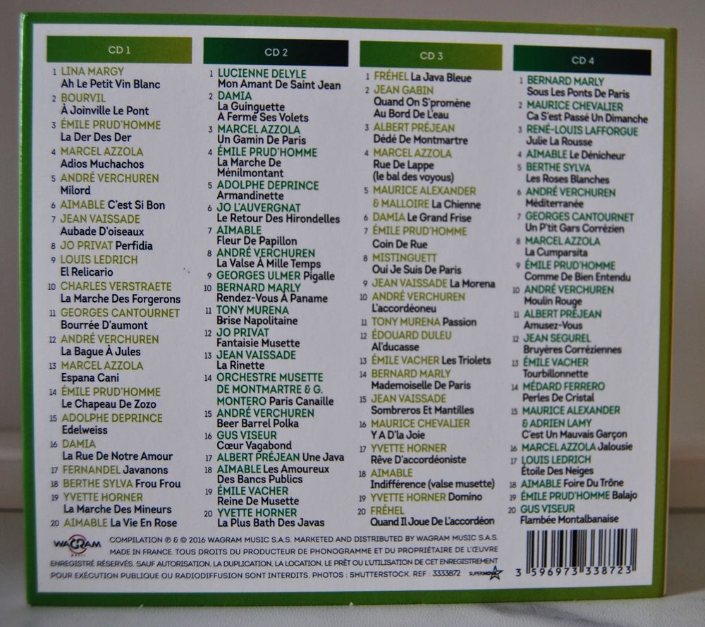 CD Guinguettes CD et vinyles