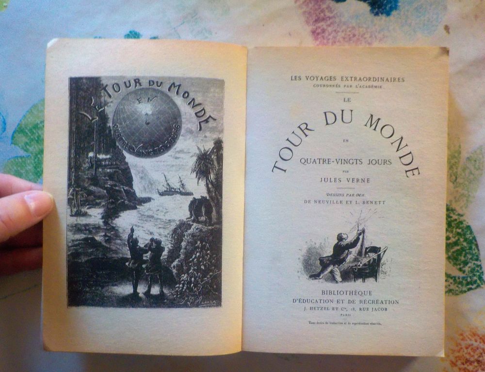 LE TOUR DU MONDE EN 80 JOURS de Jules VERNE Livre de Poche Livres et BD