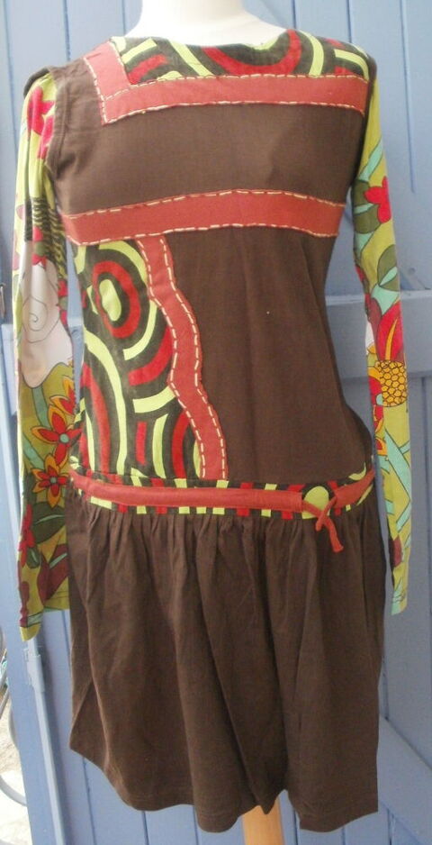 Robe color�e taille 36/38 en coton 10 Montauban (82)