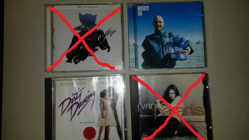 CD, Dirty dancing et Moby CD et vinyles