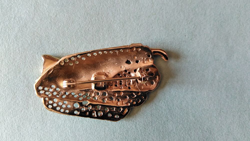 Broche en vermeil (broche chat) Bijoux et montres