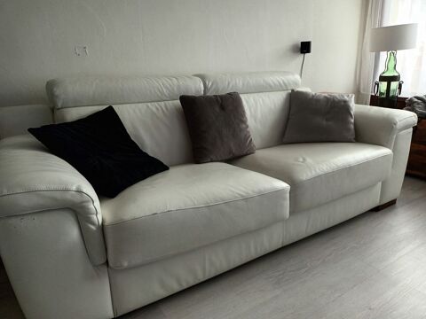 canap� cuir convertible et fauteuil relax . 500 Antony (92)