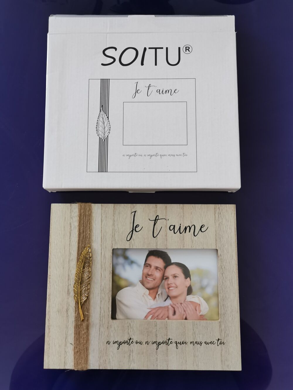 CADRE CADEAU ID&Eacute;AL POUR LA SAINT VALENTIN Décoration