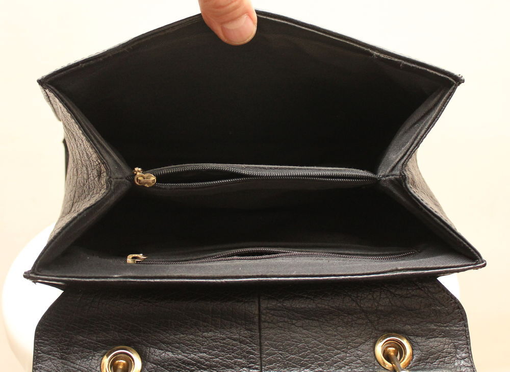 Sac cartable cuir noir MAC DOUGLAS Maroquinerie