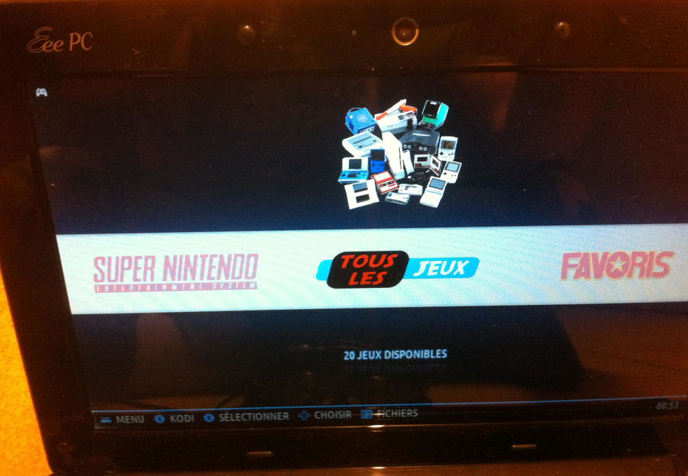 PC portable eeePC retrogaming Batocera Mat�riel informatique