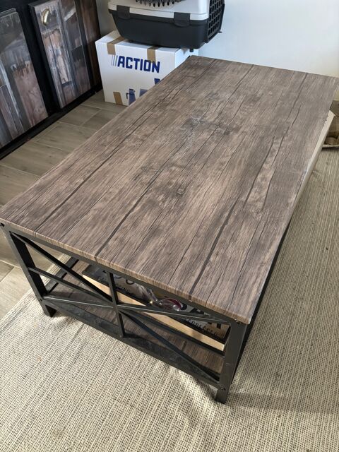 Table basse bois et mtal 50 Riom (63)