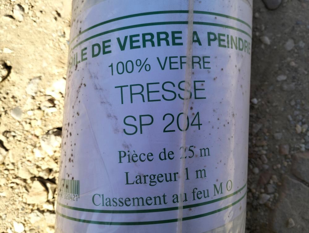 rouleau toile verre tresse 1m x 25m a peindre Bricolage
