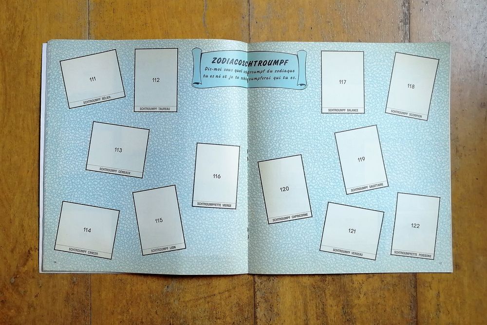 Album La parade des Schtroumpfs Panini avec bon de commande 