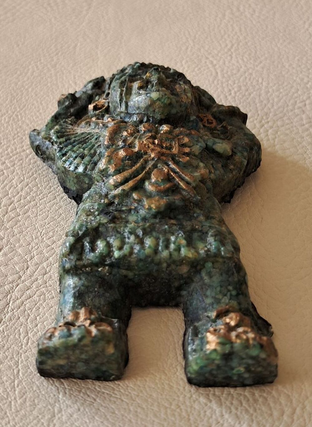 Statue figurine de la divinit&eacute; azt&egrave;que xipe totec Décoration