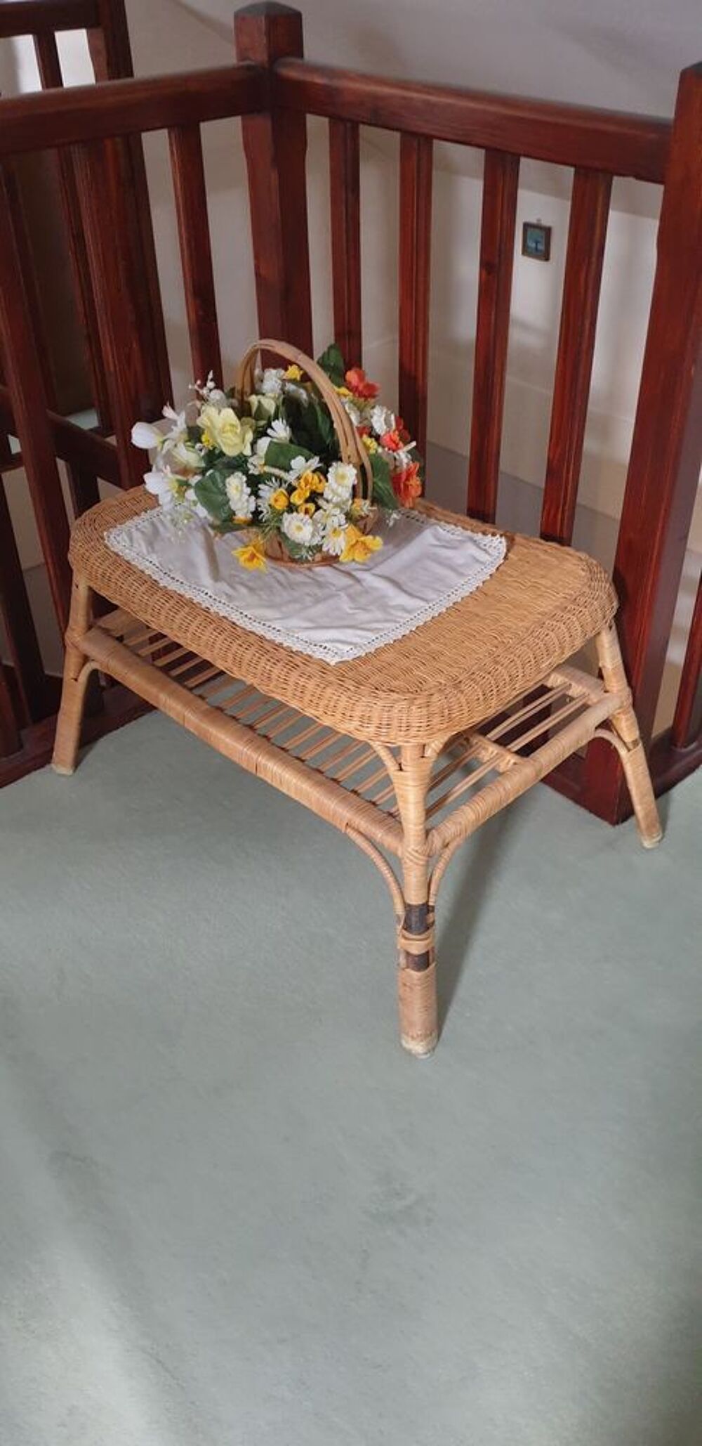 Table en osier Meubles
